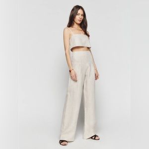 Reformation Cleo Linen Two Piece